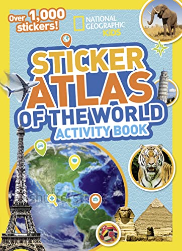 Nat Geo World Atlas Sticker Activity Book