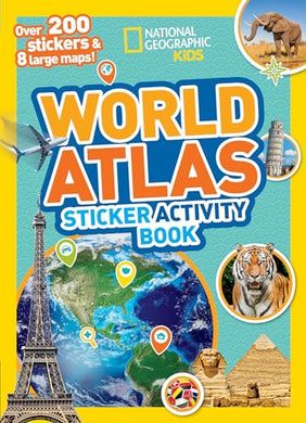 Nat Geo World Atlas Sticker Activity Book